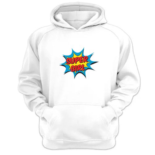 POLERON CANGURO SUPER GIRL - 1
