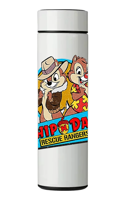 TERMO DIGITAL CON TERMOMETRO - CHIP Y DALE - 450 ML - 1
