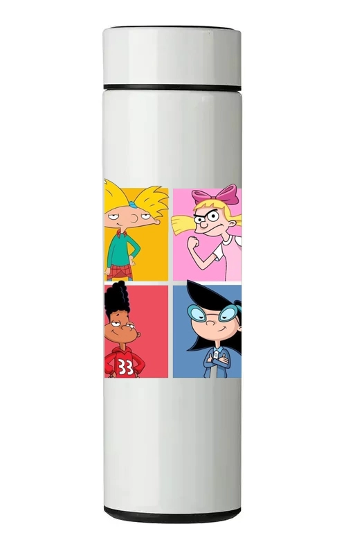 TERMO DIGITAL CON TERMOMETRO - HEY ARNOLD - 450 ML - 1