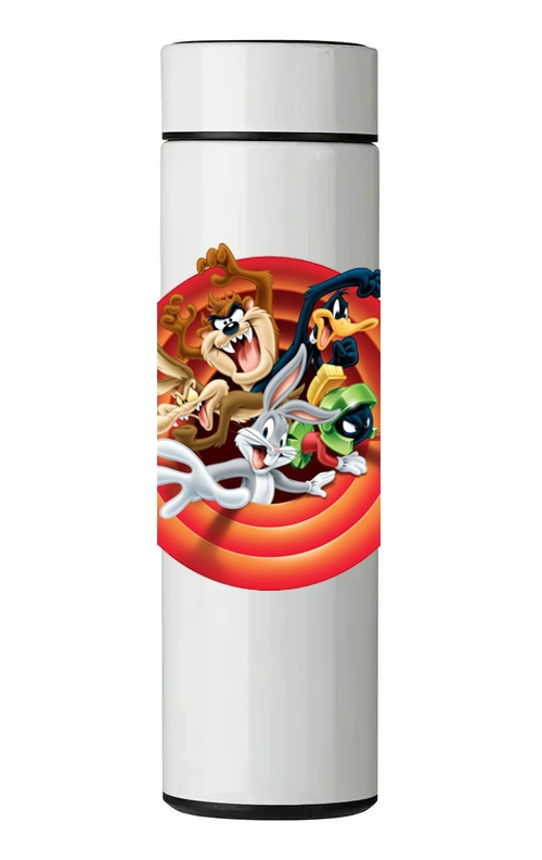 TERMO DIGITAL CON TERMOMETRO - LOONEY TUNES - 450 ML - 1