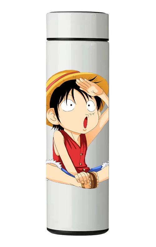 TERMO DIGITAL CON TERMOMETRO - LUFFY - 450 ML - 1