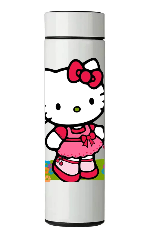 TERMO DIGITAL CON TERMOMETRO - KITTY - 450 ML - 1