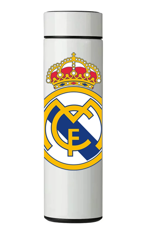 TERMO DIGITAL CON TERMOMETRO - REAL MADRID - 450 ML - 1