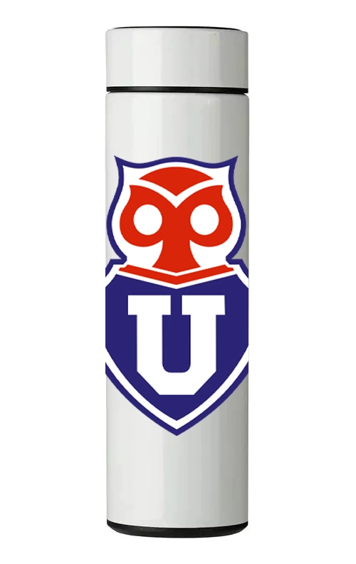 TERMO DIGITAL CON TERMOMETRO - UNIVERSIDAD DE CHILE - 450 ML - 1