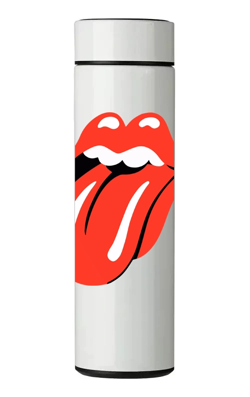 TERMO DIGITAL CON TERMOMETRO - ROLLING STONES - 450 ML - 1