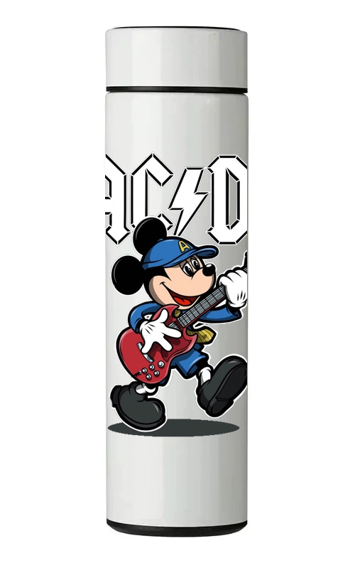 TERMO DIGITAL CON TERMOMETRO - RATON ACDC- 450 ML - 1