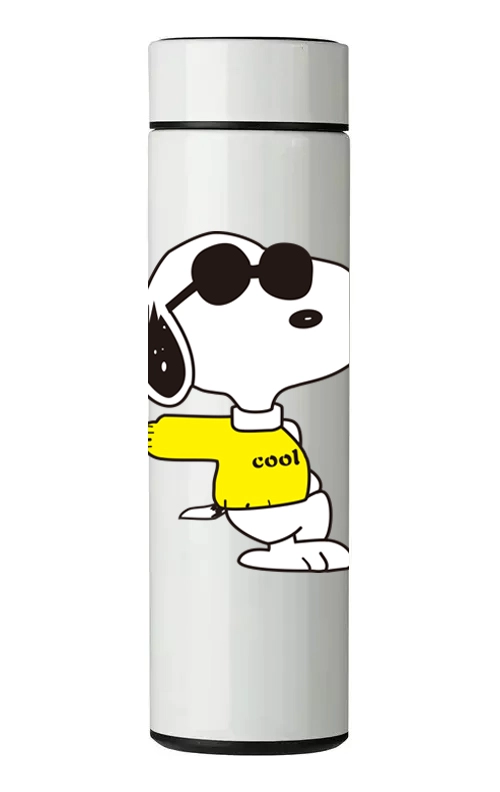 TERMO DIGITAL CON TERMOMETRO - SNOOPY - 450 ML - 1