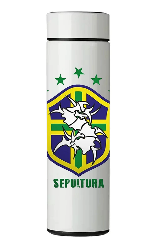 TERMO DIGITAL CON TERMOMETRO - SEPULTURA - 450 ML - 1