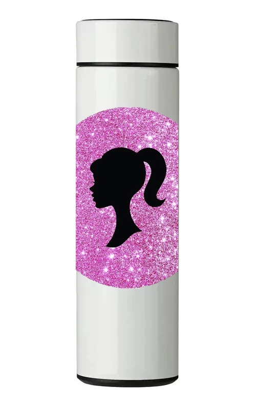 TERMO DIGITAL CON TERMOMETRO - MUÑECA MODELO - 450 ML - 1