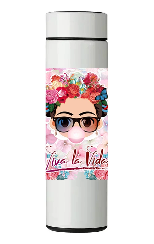 TERMO DIGITAL CON TERMOMETRO - FRIDA - 450 ML - 1