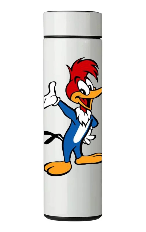 TERMO DIGITAL CON TERMOMETRO - PAJARO LOCO - 450 ML - 1
