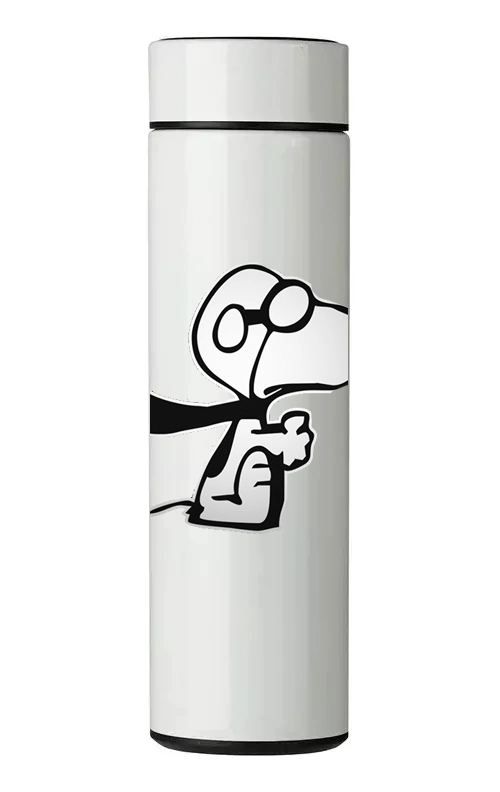 TERMO DIGITAL CON TERMOMETRO - SNOOPY - 450 ML - 1