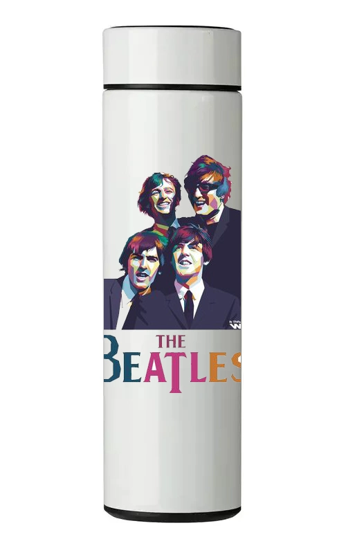 TERMO DIGITAL CON TERMOMETRO - THE BEATLES - 450 ML - 1