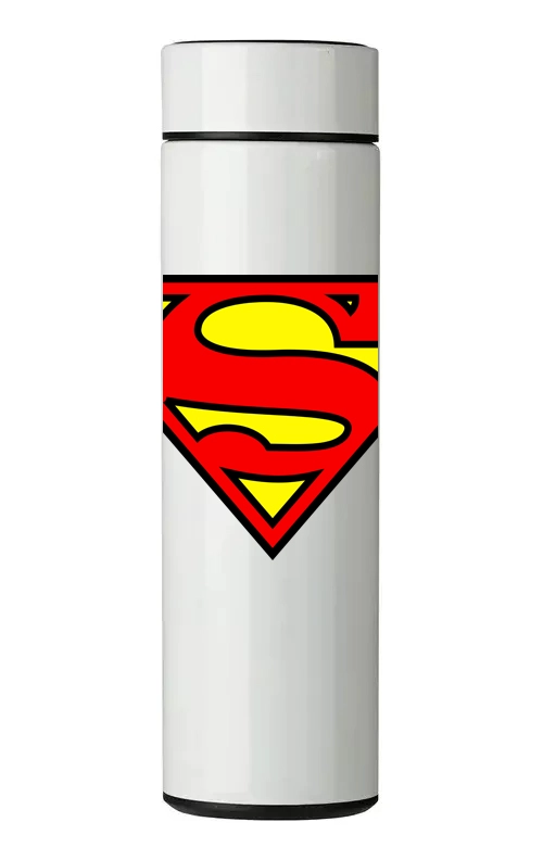 TERMO DIGITAL CON TERMOMETRO - SUPERMAN - 450 ML - 1