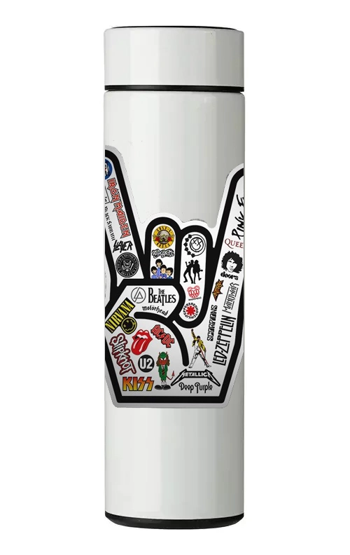 TERMO DIGITAL CON TERMOMETRO - ROCK - 450 ML - 1