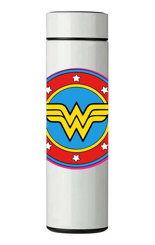 TERMO DIGITAL CON TERMOMETRO - WONDER WOMAN - 450 ML - 1