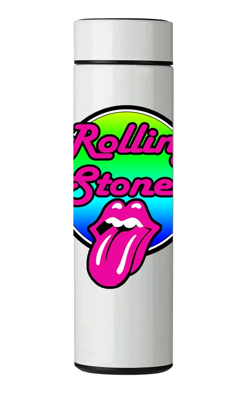 TERMO DIGITAL CON TERMOMETRO - ROLLING STONES - 450 ML - 1
