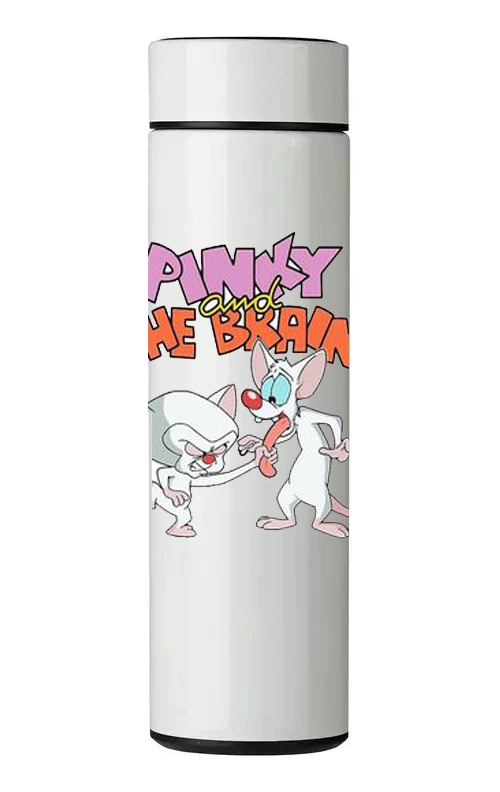 TERMO DIGITAL CON TERMOMETRO - PINKY Y CEREBRO - 450 ML - 1