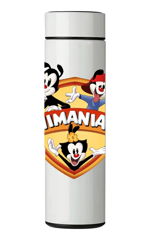 TERMO DIGITAL CON TERMOMETRO - ANIMANIACS - 450 ML - 1