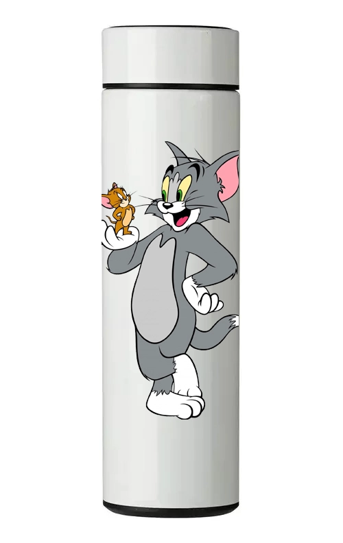 TERMO DIGITAL CON TERMOMETRO - TOM Y JERRY - 450 ML - 1