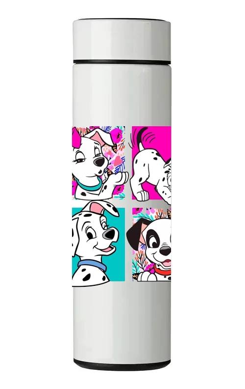 TERMO DIGITAL CON TERMOMETRO - DALMATAS - 450 ML - 1