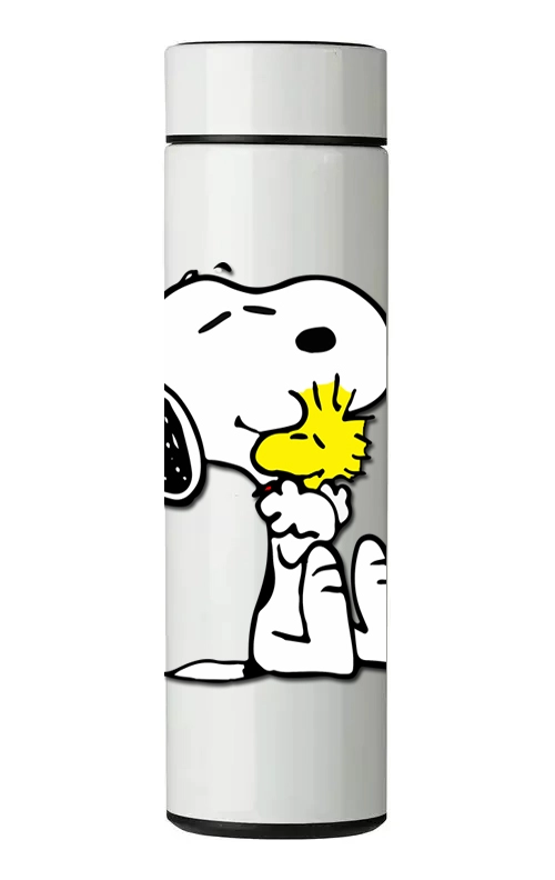 TERMO DIGITAL CON TERMOMETRO - SNOOPY - 450 ML - 1