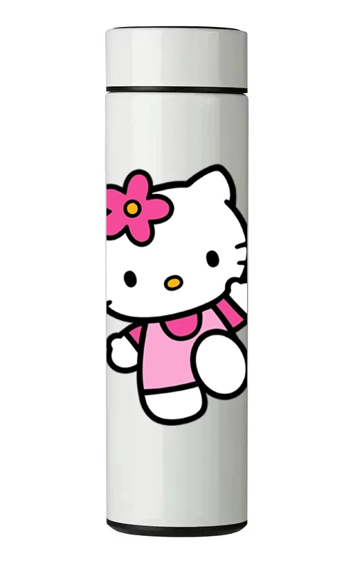 TERMO DIGITAL CON TERMOMETRO - KITTY - 450 ML - 1