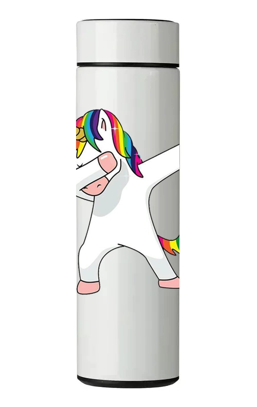 TERMO DIGITAL CON TERMOMETRO - UNICORNIO - 450 ML - 1