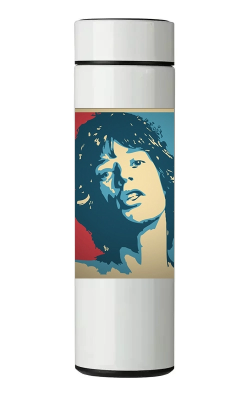 TERMO DIGITAL CON TERMOMETRO - MICK JAGGER - 450 ML - 1