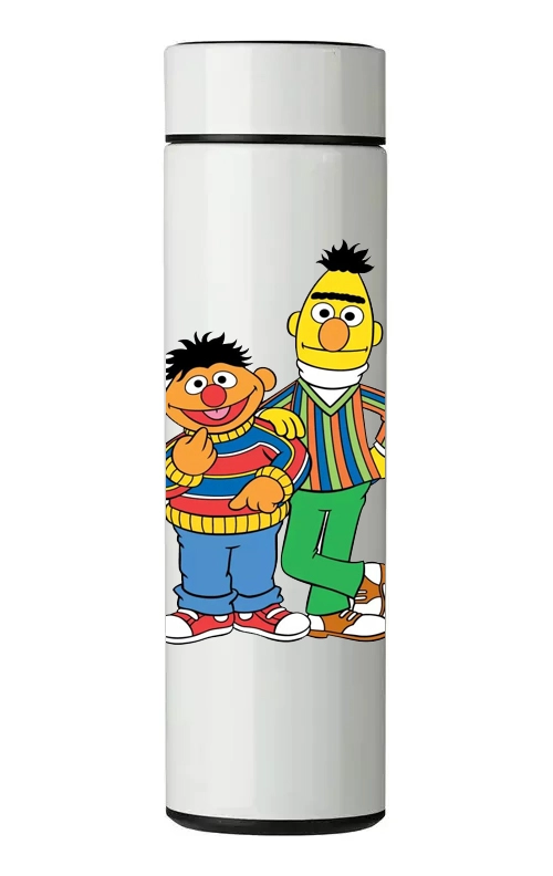 TERMO DIGITAL CON TERMOMETRO - ELMO Y BETO - 450 ML - 1