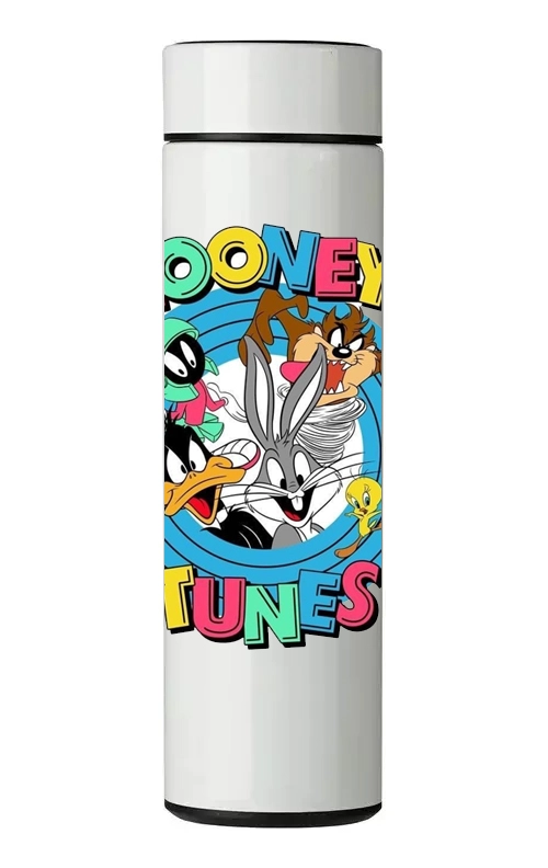 TERMO DIGITAL CON TERMOMETRO - LOONEY TUNES - 450 ML - 1