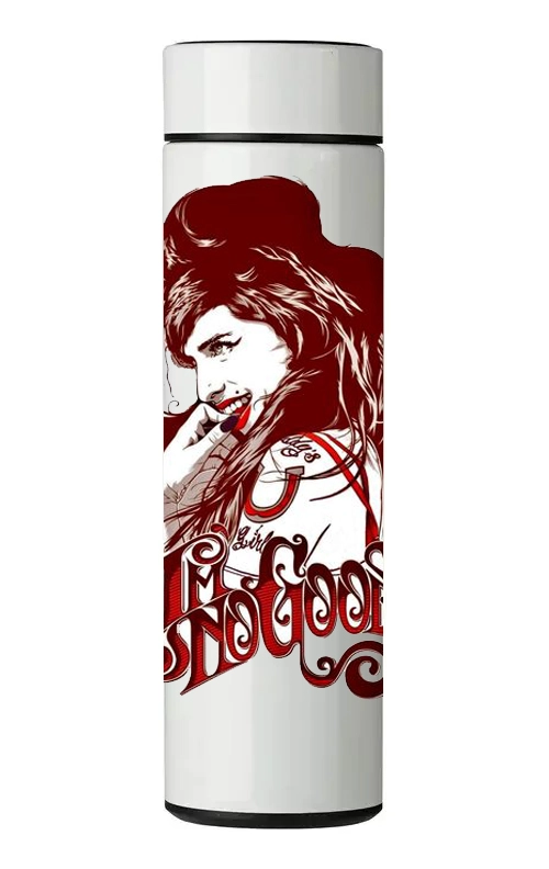 TERMO DIGITAL CON TERMOMETRO - AMY WINEHOUSE - 450 ML - 1