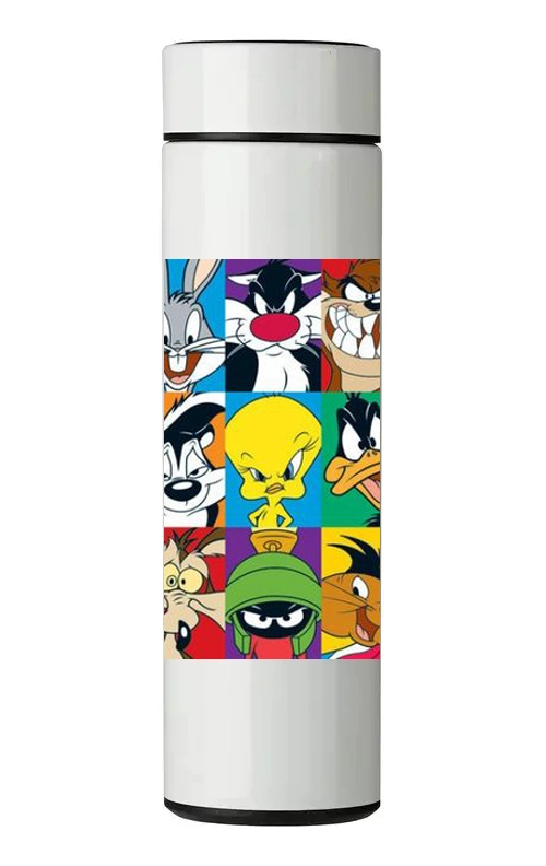 TERMO DIGITAL CON TERMOMETRO - LOONEY TUNES - 450 ML - 1