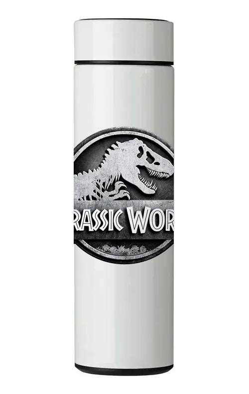 TERMO DIGITAL CON TERMOMETRO - JURASSIC WORLD - 450 ML - 1