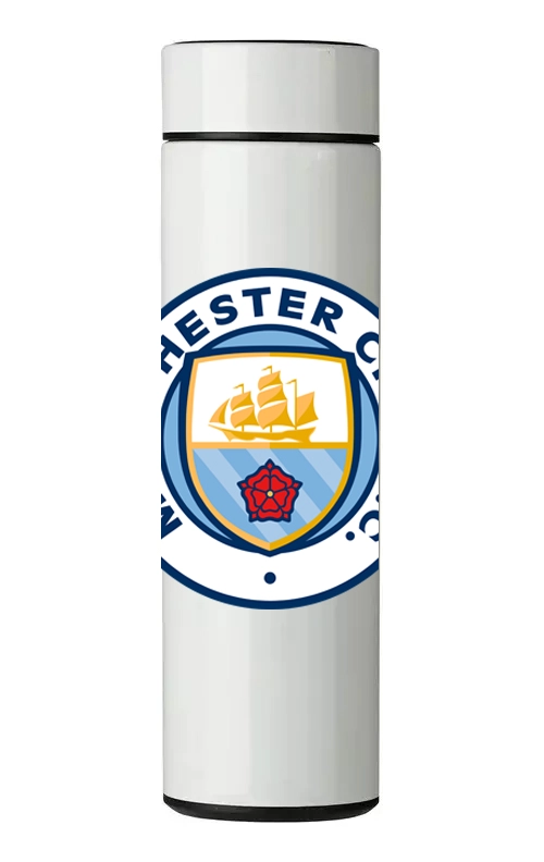 TERMO DIGITAL CON TERMOMETRO - MANCHESTER CITY - 450 ML - 1