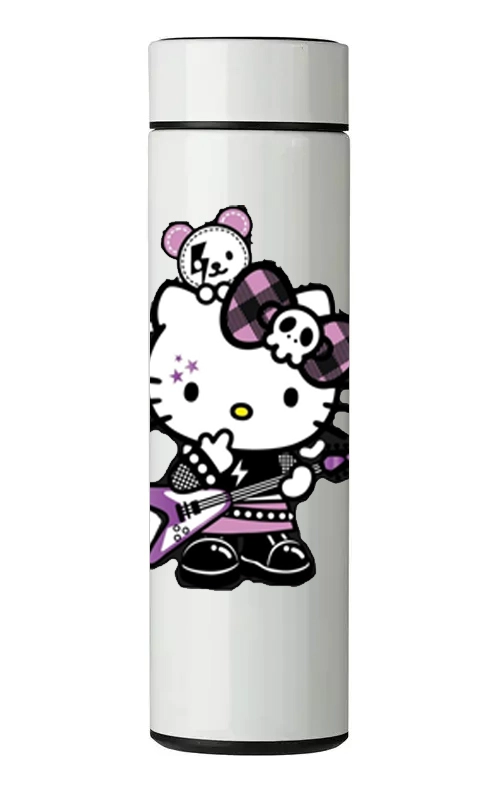 TERMO DIGITAL CON TERMOMETRO - KITTY ROCK - 450 ML - 1