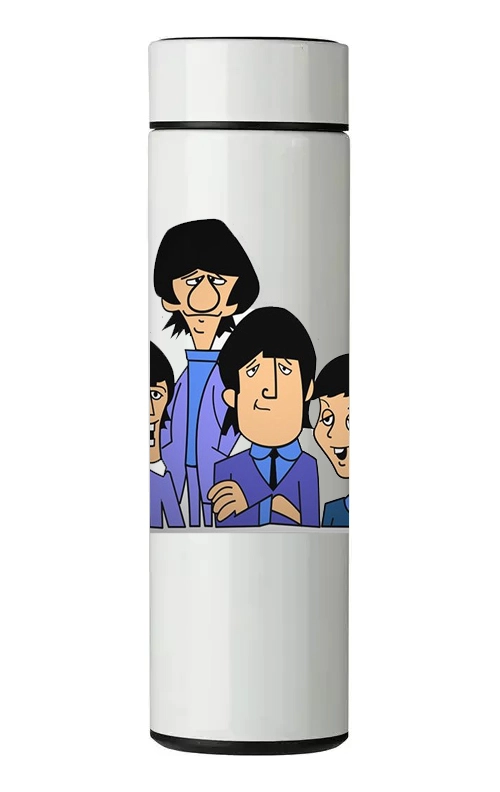 TERMO DIGITAL CON TERMOMETRO - THE BEATLES - 450 ML - 1