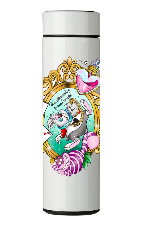 TERMO DIGITAL CON TERMOMETRO - WONDERLAND - 450 ML - 1