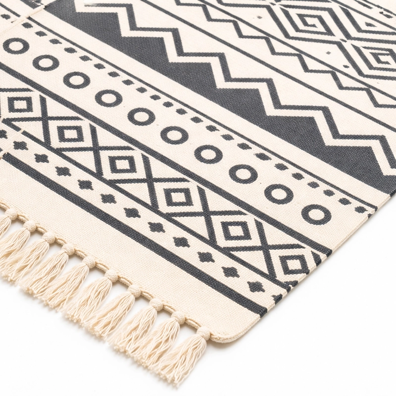 BAJADA DE CAMA LINO RESISTENTE 60X90CM DISEÑO E TNICO 735 - 2