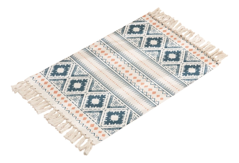 ALFOMBRA PIE DE CAMA LINO MULTICOLOR 60X130CM 743 - 1