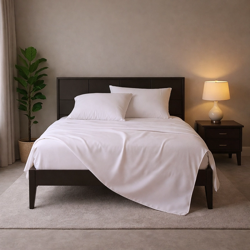 SABANAS BLANCAS ELEGANTES 800 HILOS 2.5 PLAZAS - 1