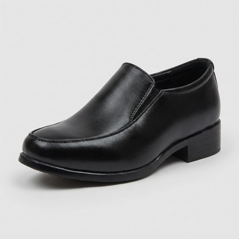 ZAPATO ESCOLAR NEGRO NIÑO SIN CORDON 3214 TALLAS 26 A 38 - 4