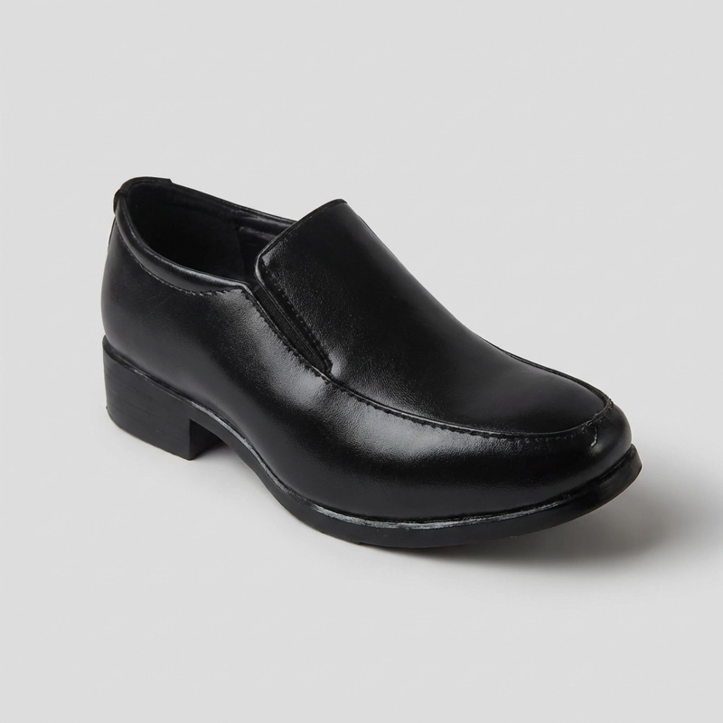 ZAPATO ESCOLAR NEGRO NIÑO SIN CORDON 3214 TALLAS 26 A 38 - 2