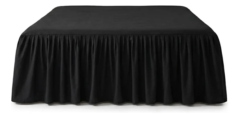 FALDON DE CAMA PREMIUN 2 PLAZAS (QUEEN) NEGRO - 1