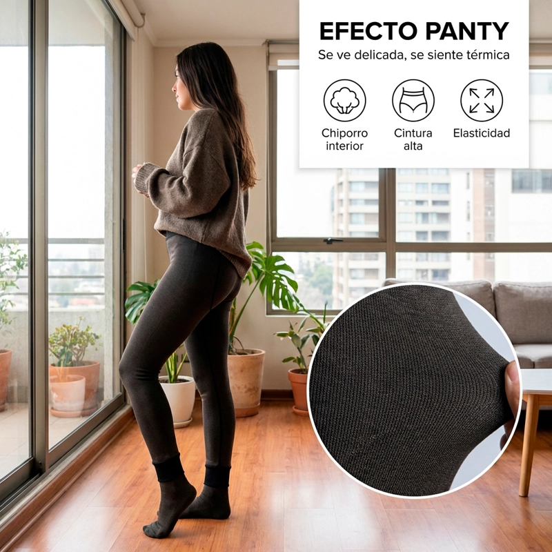 PANTY TE RMICA MUJER EFECTO PIEL FORRO CHIPORRO - 6
