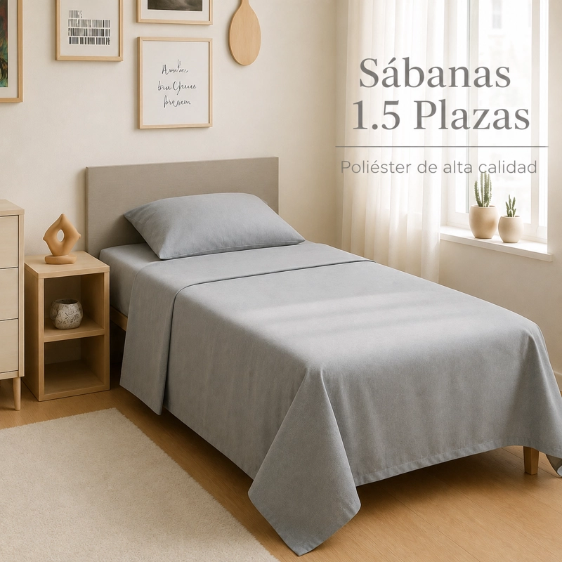 SABANAS 1.5 PLAZA POLIALGODON ALTA CALIDAD 804 - 2