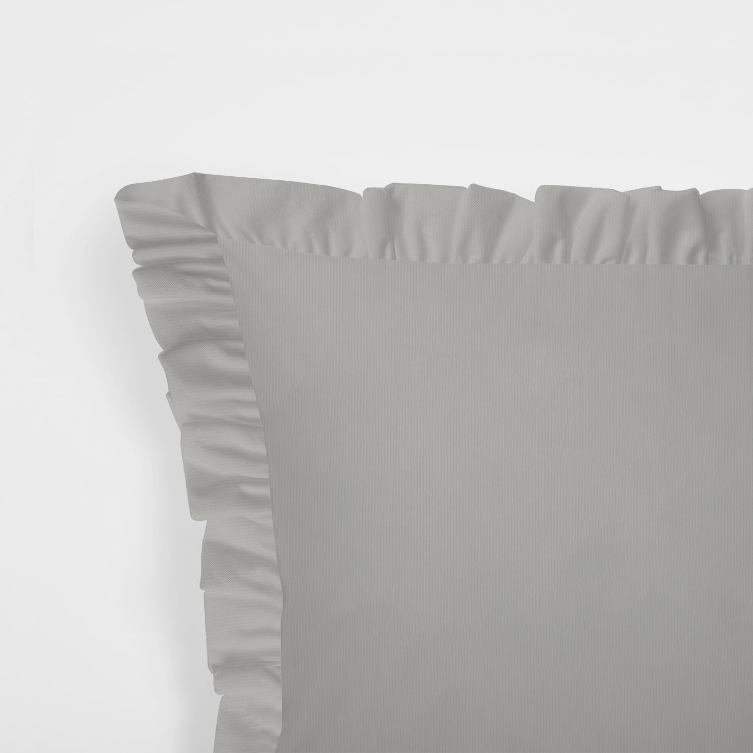COJÍN NINA HERRERA BÁSICO LISA PIQUÉ 30 X 45 CM GRIS - 2