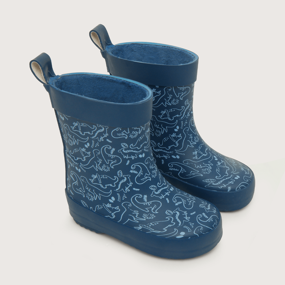 BOTA DE NIÑO DE AGUA ESTAMPADO AZUL (20 A 29) - 1