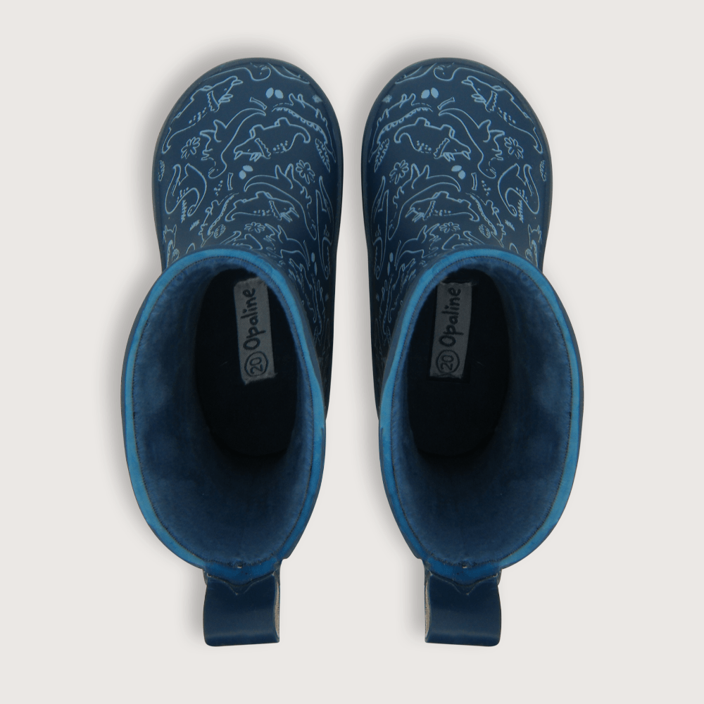 BOTA DE NIÑO DE AGUA ESTAMPADO AZUL (20 A 29) - 4