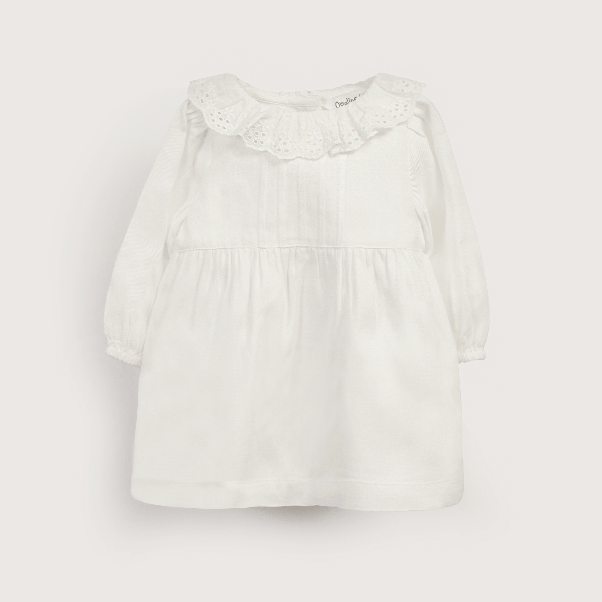 VESTIDO ALGODÓN NIÑA OPALINE BLANCO 39837 - 1